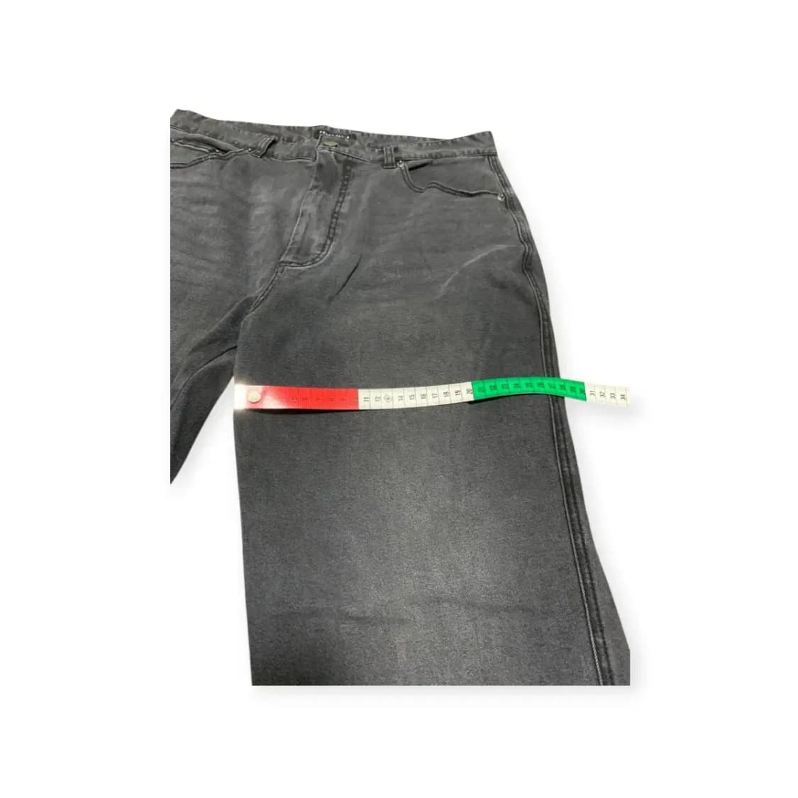 2XL,36)페리엘리스 프로젝트엠 워싱 데님 팬츠 블랙진 상품이미지6