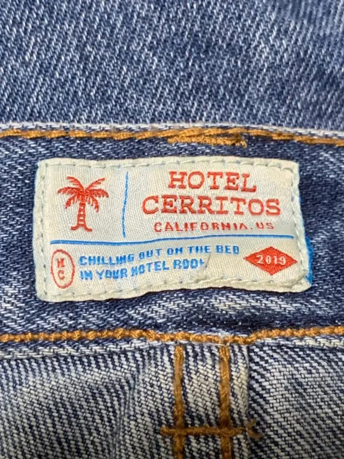 3)호텔세리토스 HS Hotel Cerritos 블루 데님 일자 청바지 상품이미지9