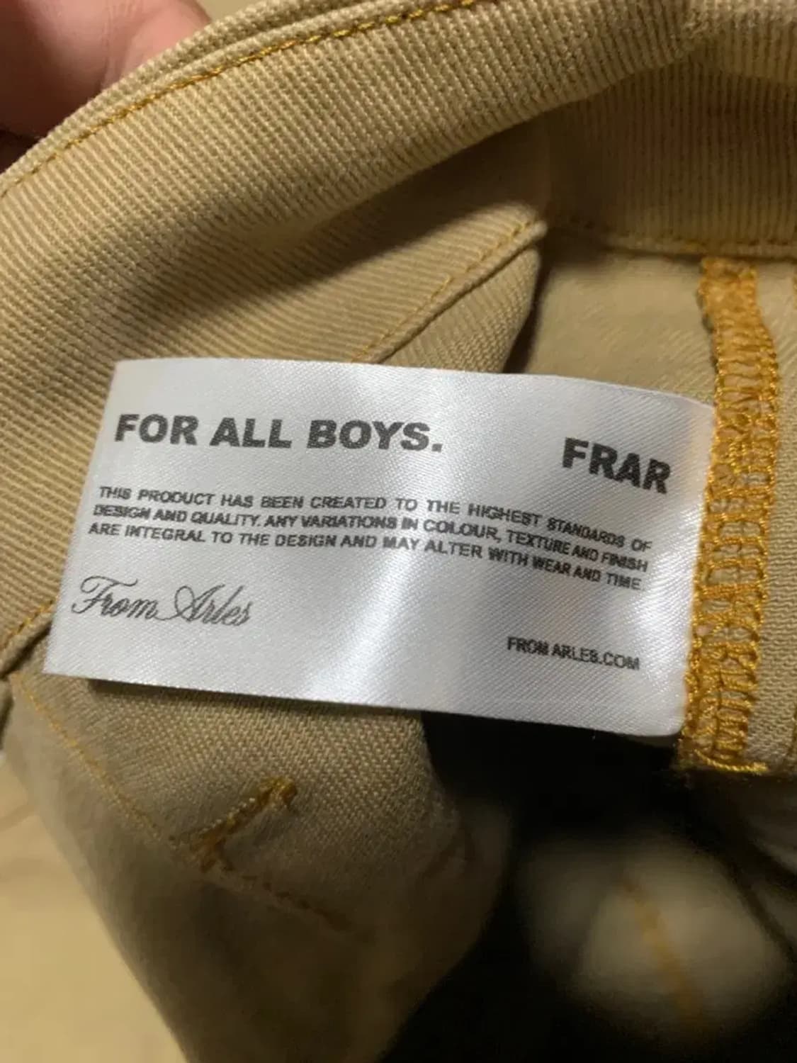 L)ARLES 알레스 베이지 와이드 카고 스트링 팬츠 상품이미지10