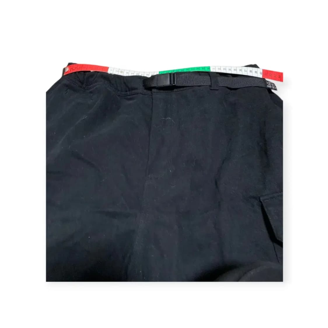 2XL)KZM 검정색팬츠 블랙 벨티드 카고 조거팬츠 벨트팬츠 유틸리티팬츠 상품이미지6
