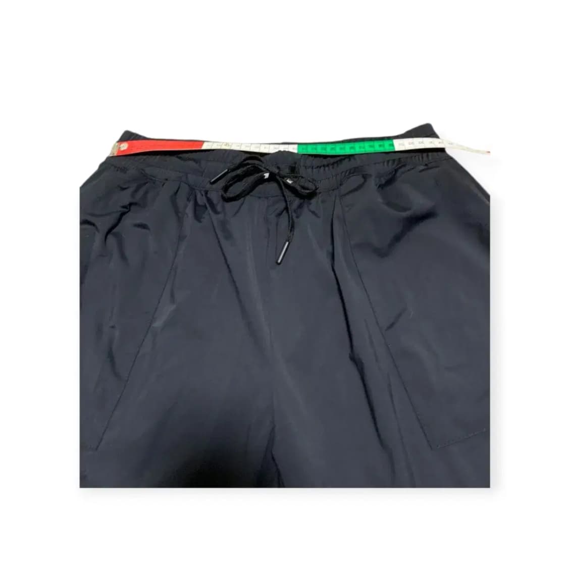 2XL)허그본 hugvone 검정색 드로스트링 조거 팬츠 상품이미지5