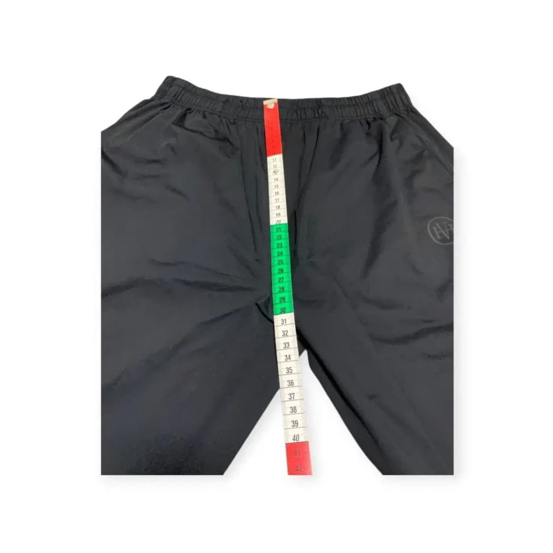 2XL)허그본 hugvone 검정색 블랙 밴딩팬츠 드로스트링 조거 팬츠 상품이미지4
