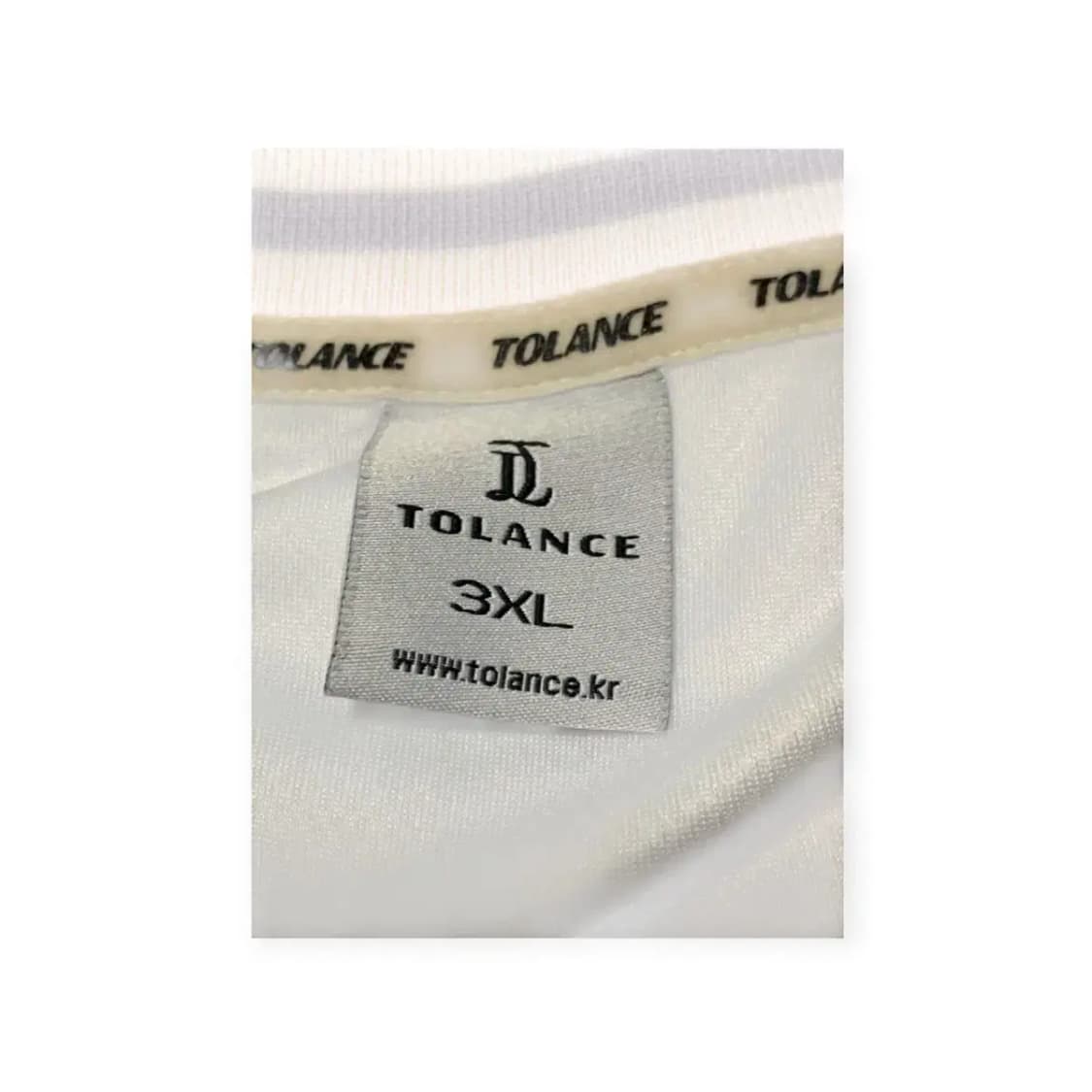 3XL)토런스 TOLANCE 톨란스 FYB 반팔 티셔츠 07 화이트 상품이미지4