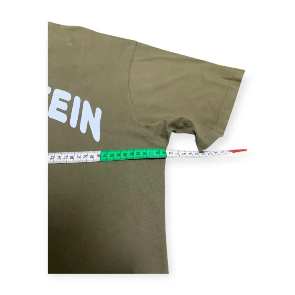 2XL)아이러브프로틴 오버핏 반팔 티셔츠 카키 밀리터리카키 카모 상품이미지7