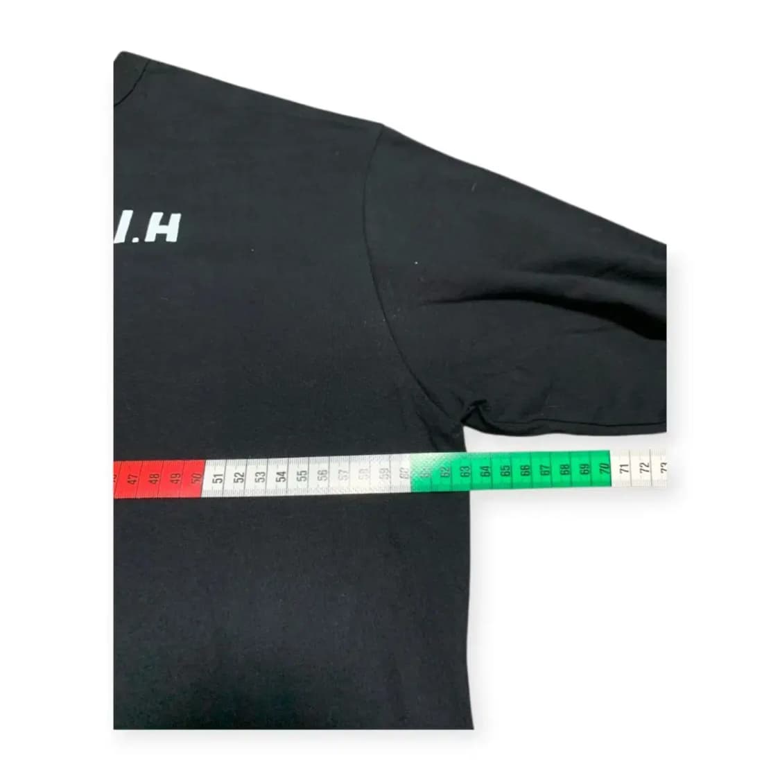 2size)아워포켓프 블랙 톰슨빌리지 지구별 외계인 프린팅 긴팔 티셔츠 상품이미지5