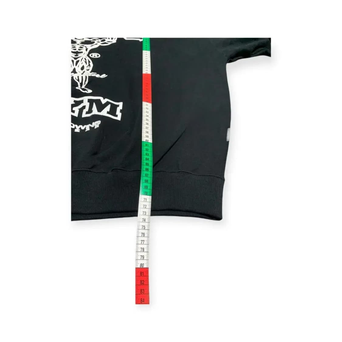 2size)본투윈 골드짐 블랙 맨투맨 스웻셔츠 스웻 롱슬리브 검정색 상품이미지8