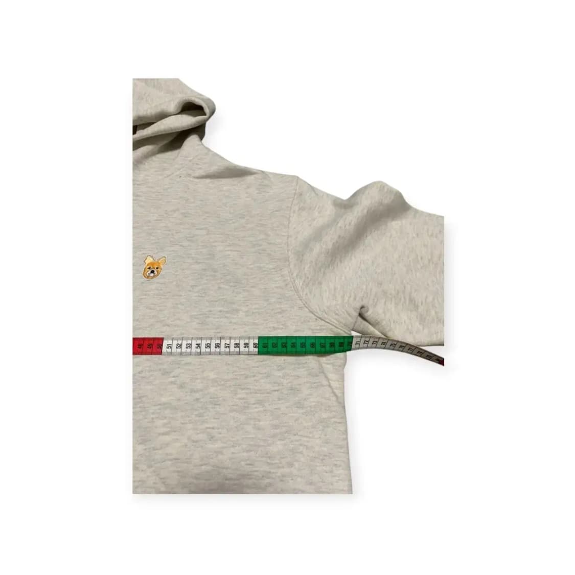 L)고라미스 GORAMIS 페이스와펜 그레이 후드티셔츠 그레이 후디 상품이미지8