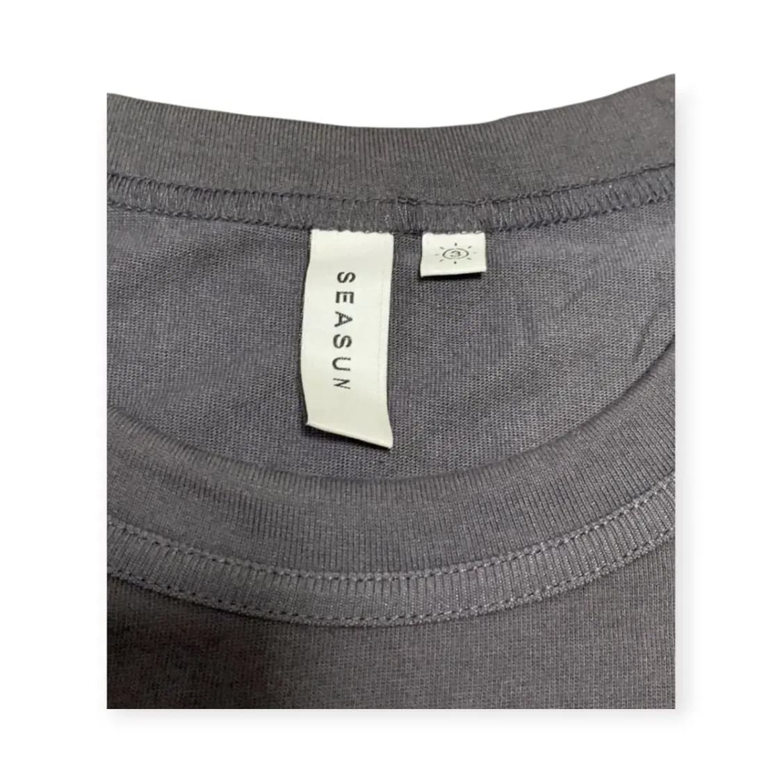 3Size)Seasun 시선 서스탠블 롱슬리브 차콜 다크그레이 상품이미지6