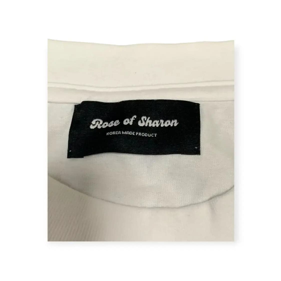 2size)Ros of Sharon 흰색 무궁화 반팔티 화이트 상품이미지6