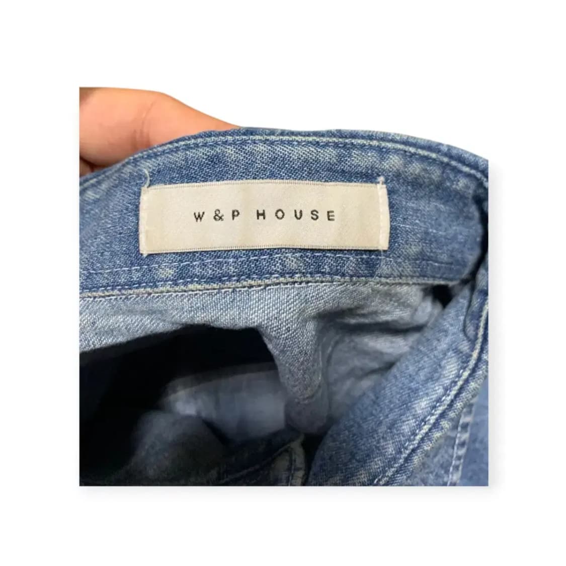 F)W&P House 데님 긴팔 셔츠 데님자켓 청셔츠 와이셔츠 빈티지셔츠 상품이미지3