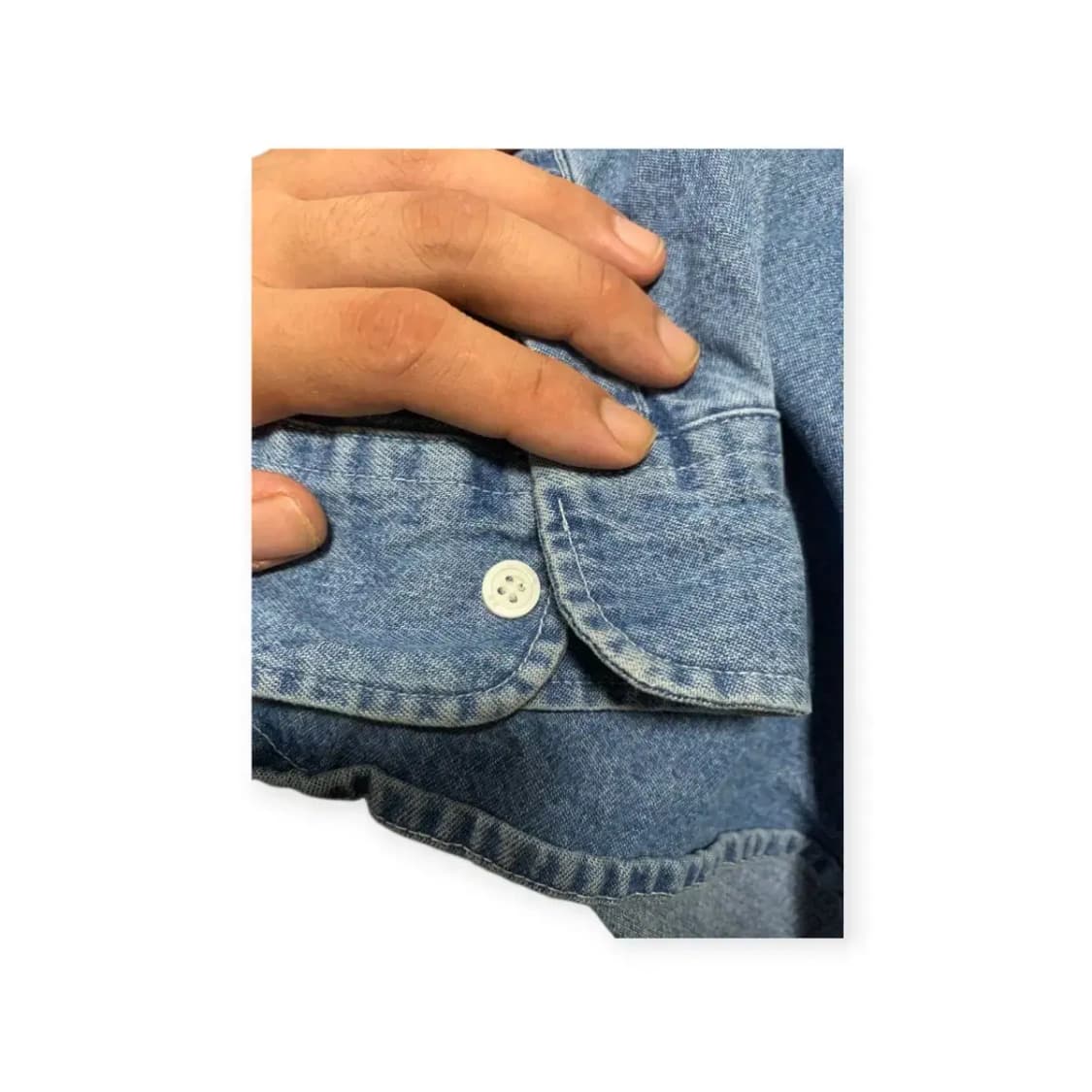 F)W&P House 데님 긴팔 셔츠 데님자켓 청셔츠 와이셔츠 빈티지셔츠 상품이미지5