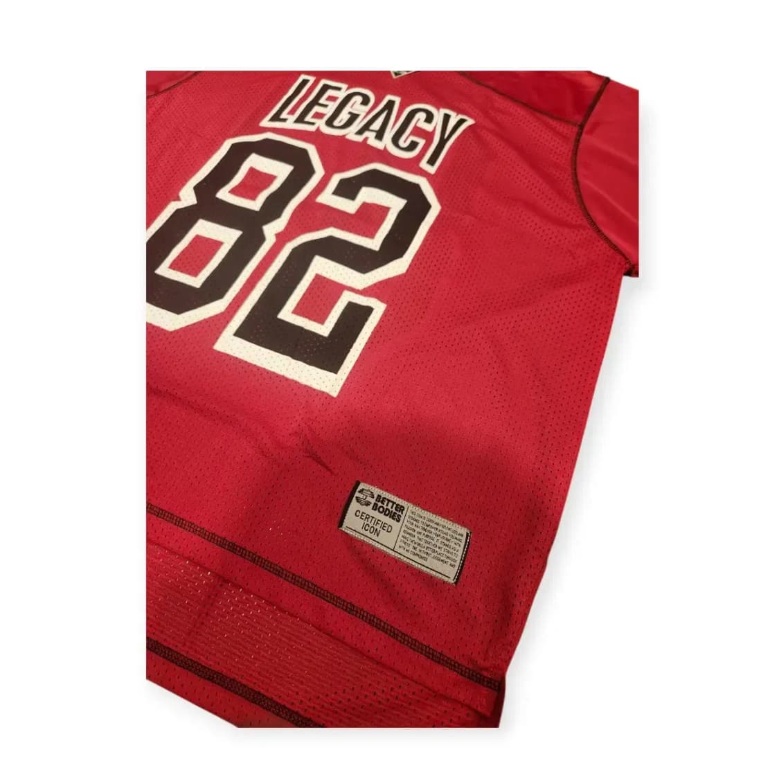 2XL)BETTER BODIES  LEGACY 82 레드 풋볼져지 럭비티 상품이미지3