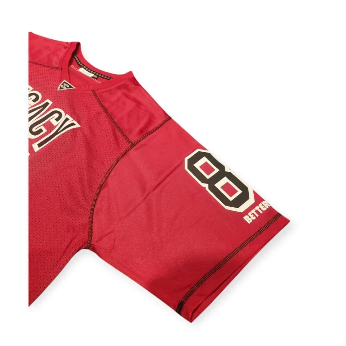 2XL)BETTER BODIES  LEGACY 82 레드 풋볼져지 럭비티 상품이미지5