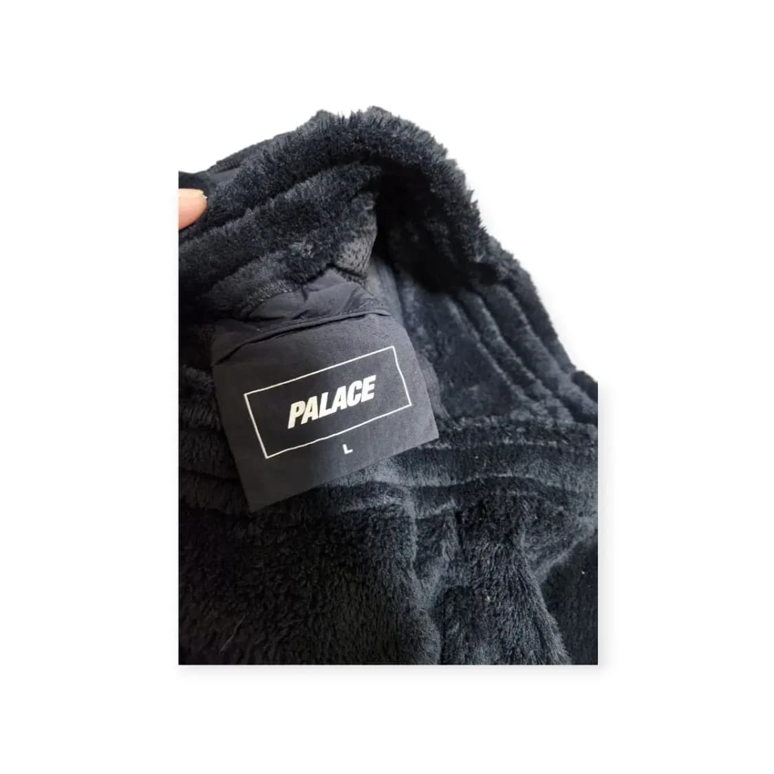 L)팔라스 폴라텍 블랙 플리스 후리스 조거팬츠 love palace 상품이미지3