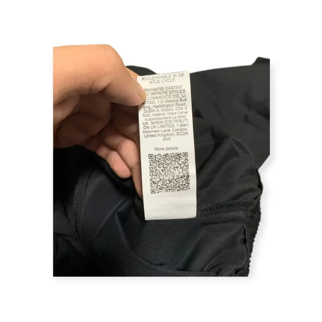 2XL)MANFINITY 블랙 검정색 벌룬핏 와이드  카고 조거 팬츠 상품이미지7