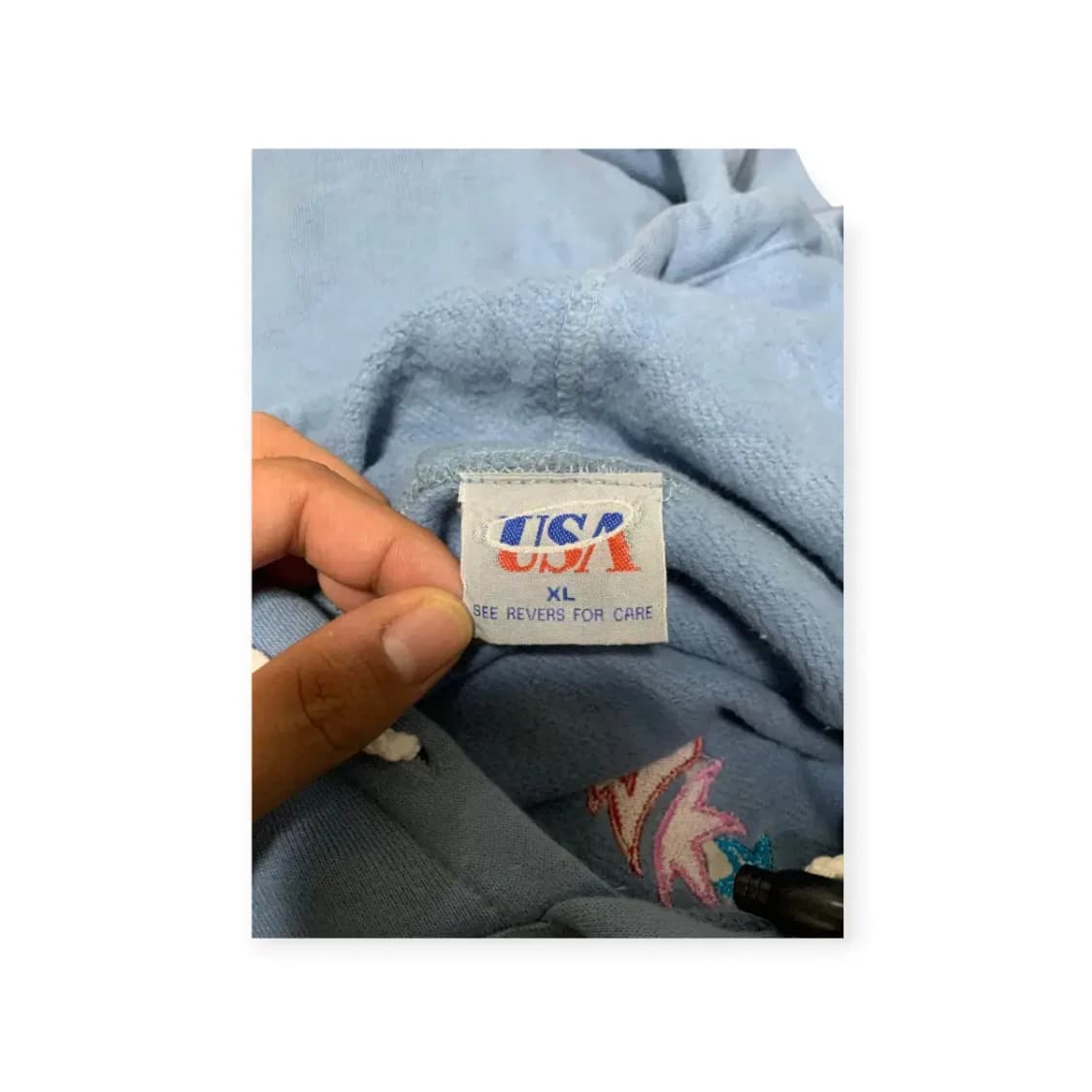 XL)아메리칸빈티지 USA VTG U.S후드 루즈핏후드 오버핏후드 스카이 상품이미지3