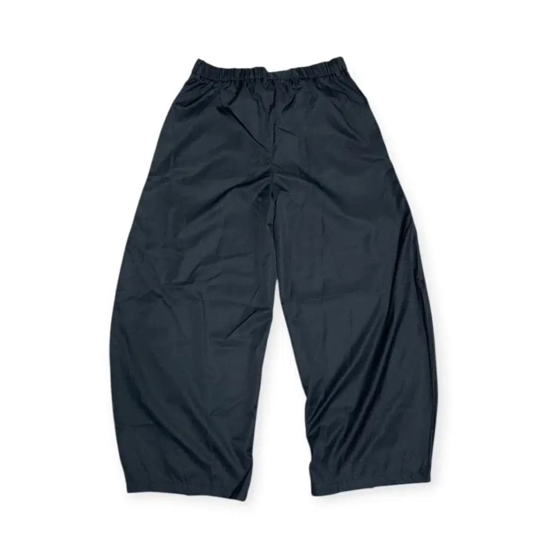 2XL)MANFINITY 블랙 검정색 벌룬핏 피어싱 링 와이드 팬츠 상품이미지2