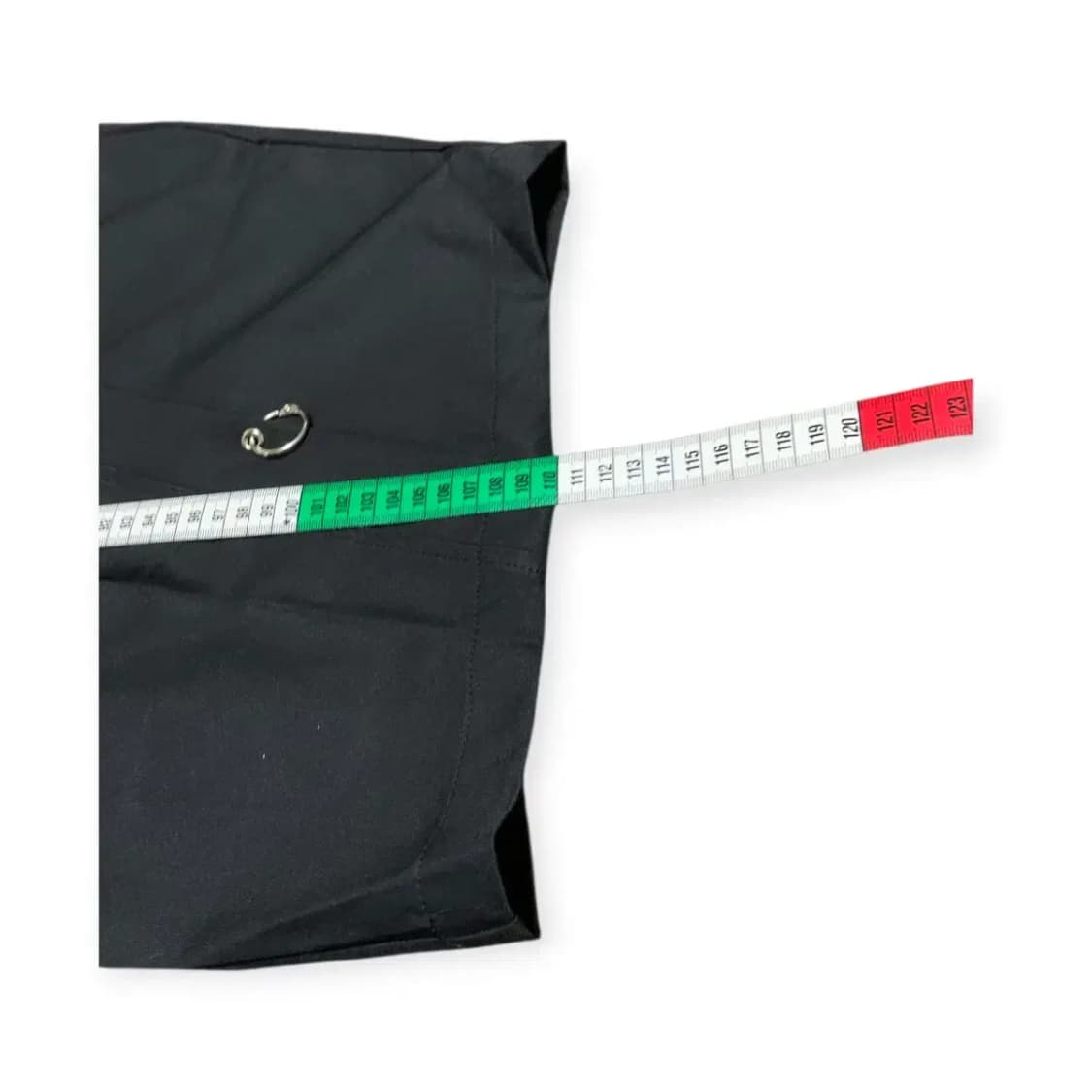 2XL)MANFINITY 블랙 검정색 벌룬핏 피어싱 링 와이드 팬츠 상품이미지4