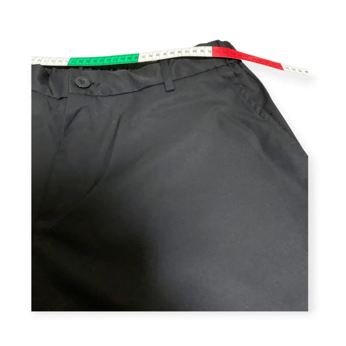 2XL)MANFINITY 블랙 검정색 벌룬핏 피어싱 링 와이드 팬츠 상품이미지6