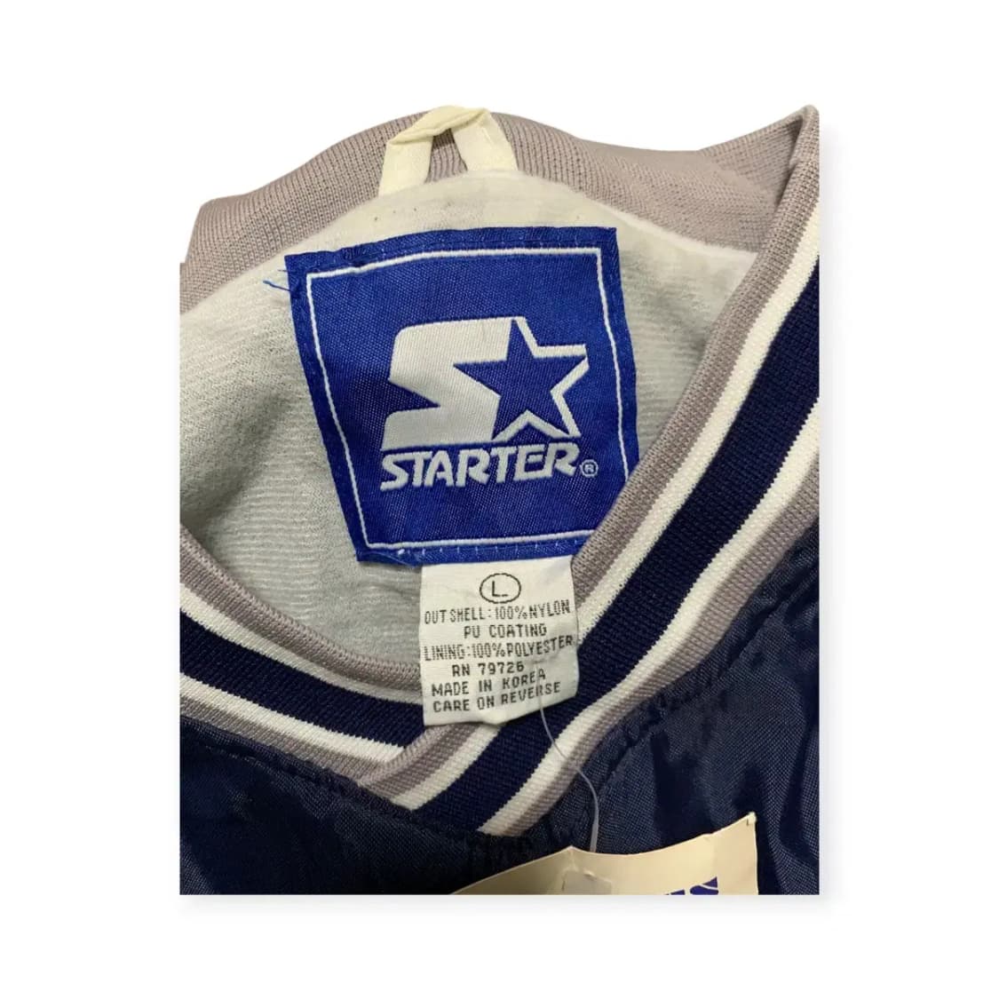 L)스타터 캐롤라이나 팬서스 나일론 웜업 브이넥  긴팔 상품이미지3