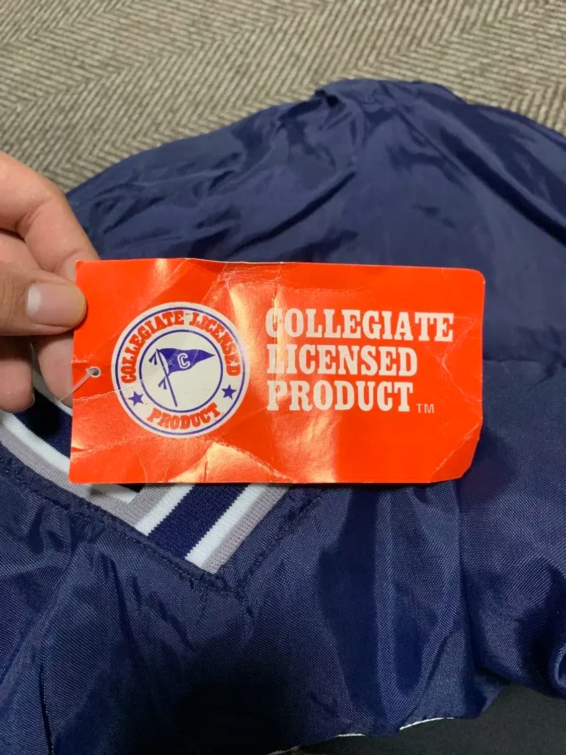 L)스타터 캐롤라이나 팬서스 나일론 웜업 브이넥  긴팔 상품이미지8