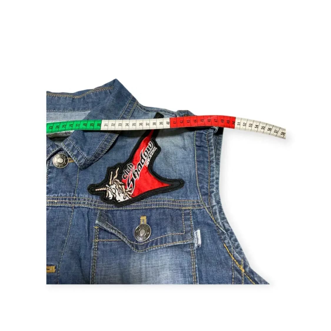 105)뱅뱅 할리데이비슨 패치 데님조끼 청조끼 자수 할리조끼 상품이미지3