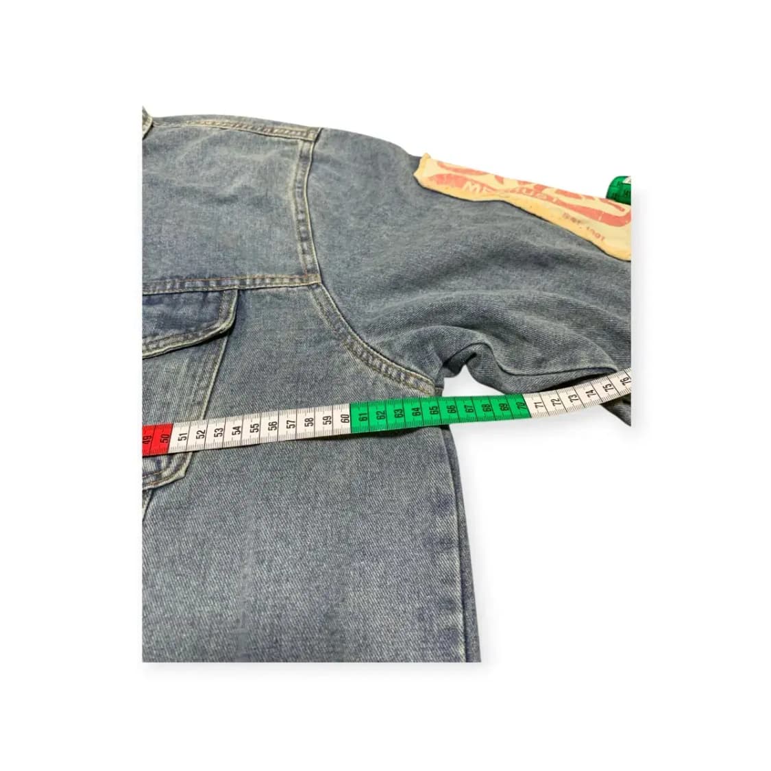 2XL)뱀파이어위켄드 라이징 데님 자켓 청자켓 백프린팅 빅로고 상품이미지5