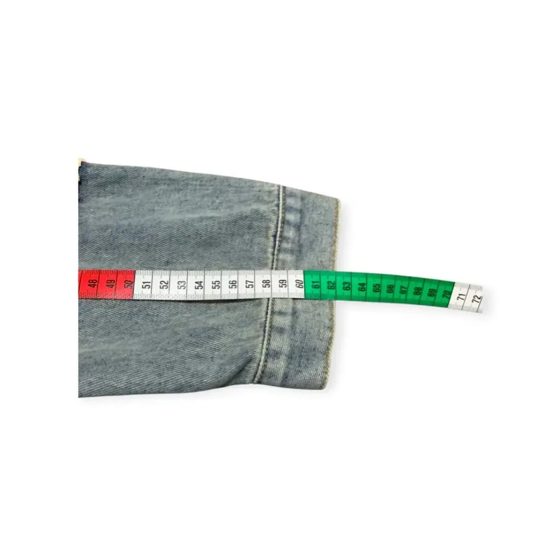 2XL)뱀파이어위켄드 라이징 데님 자켓 청자켓 백프린팅 빅로고 상품이미지7