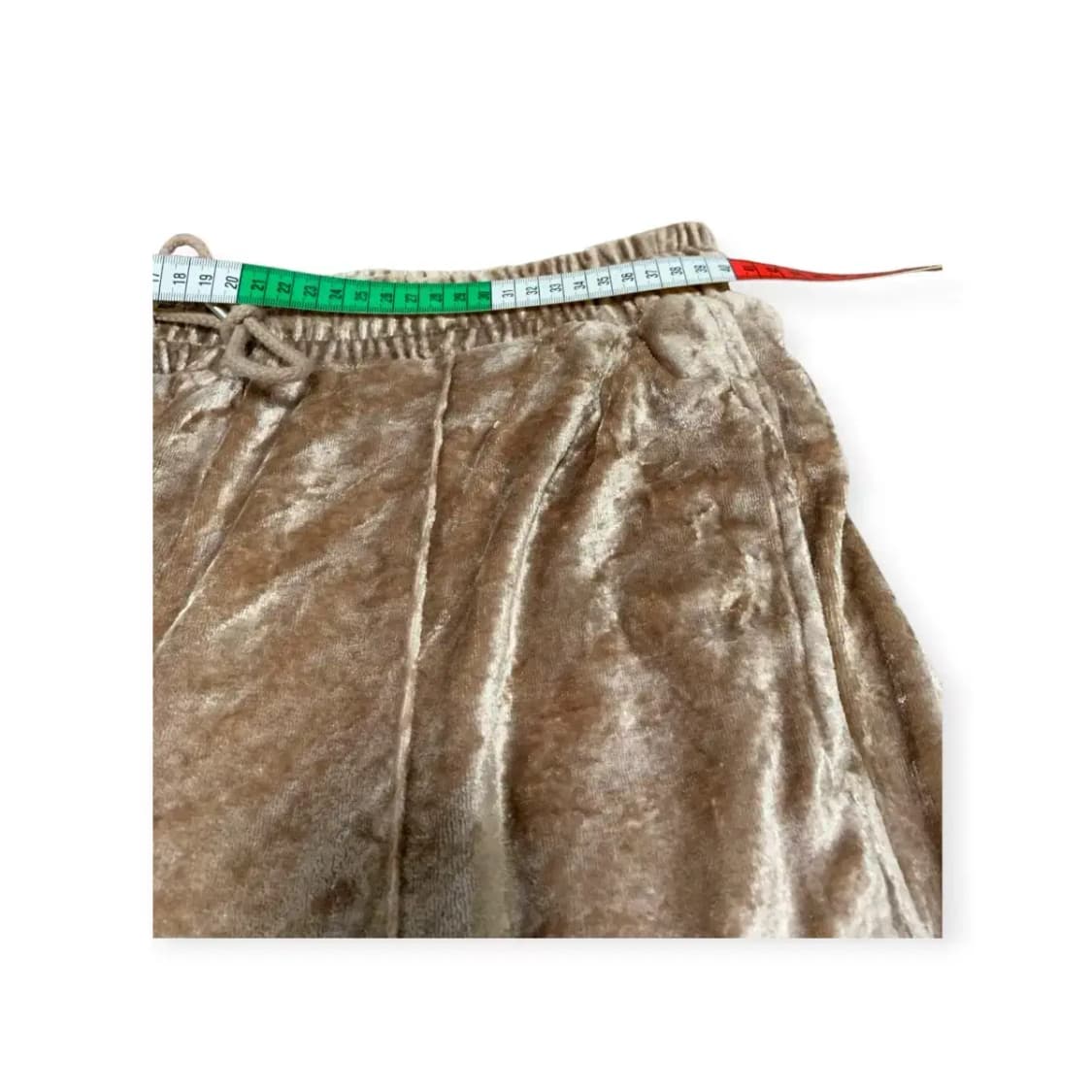 L)벨벳 밴딩 벨루어 긴바지 일자바지 고무줄바지 트레이닝복 상품이미지3