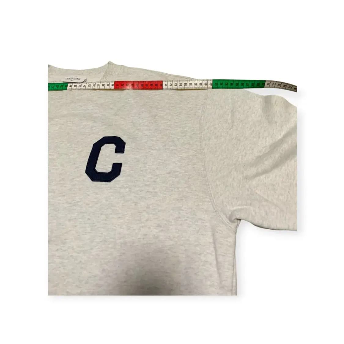 XL)커버낫 C 로고 맨투맨 티셔츠 그레이 회색 상품이미지7