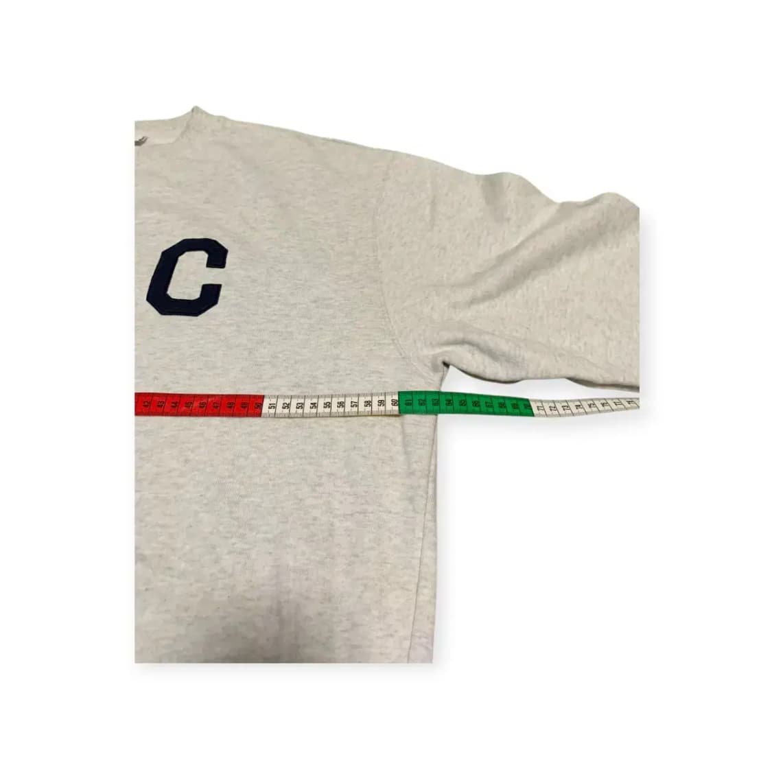 XL)커버낫 C 로고 맨투맨 티셔츠 그레이 회색 상품이미지8