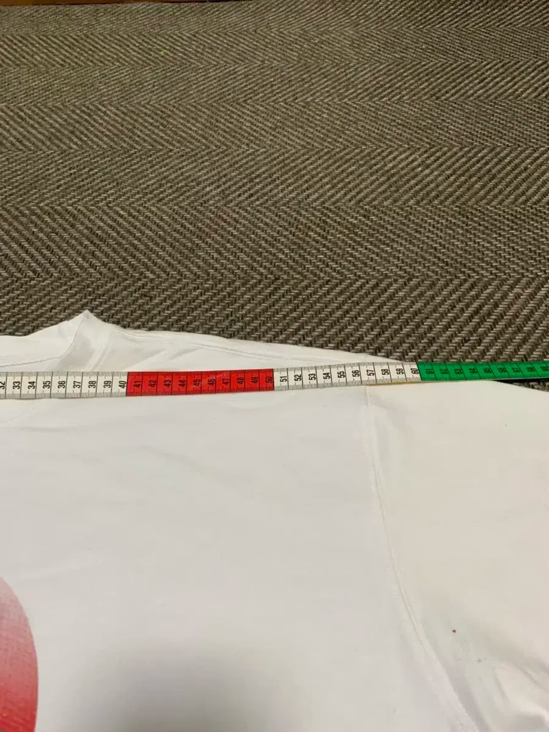 3XL)티그레 모디스트 오버핏 레슬링 프린팅 반팔 티셔츠 아이보리 상품이미지10