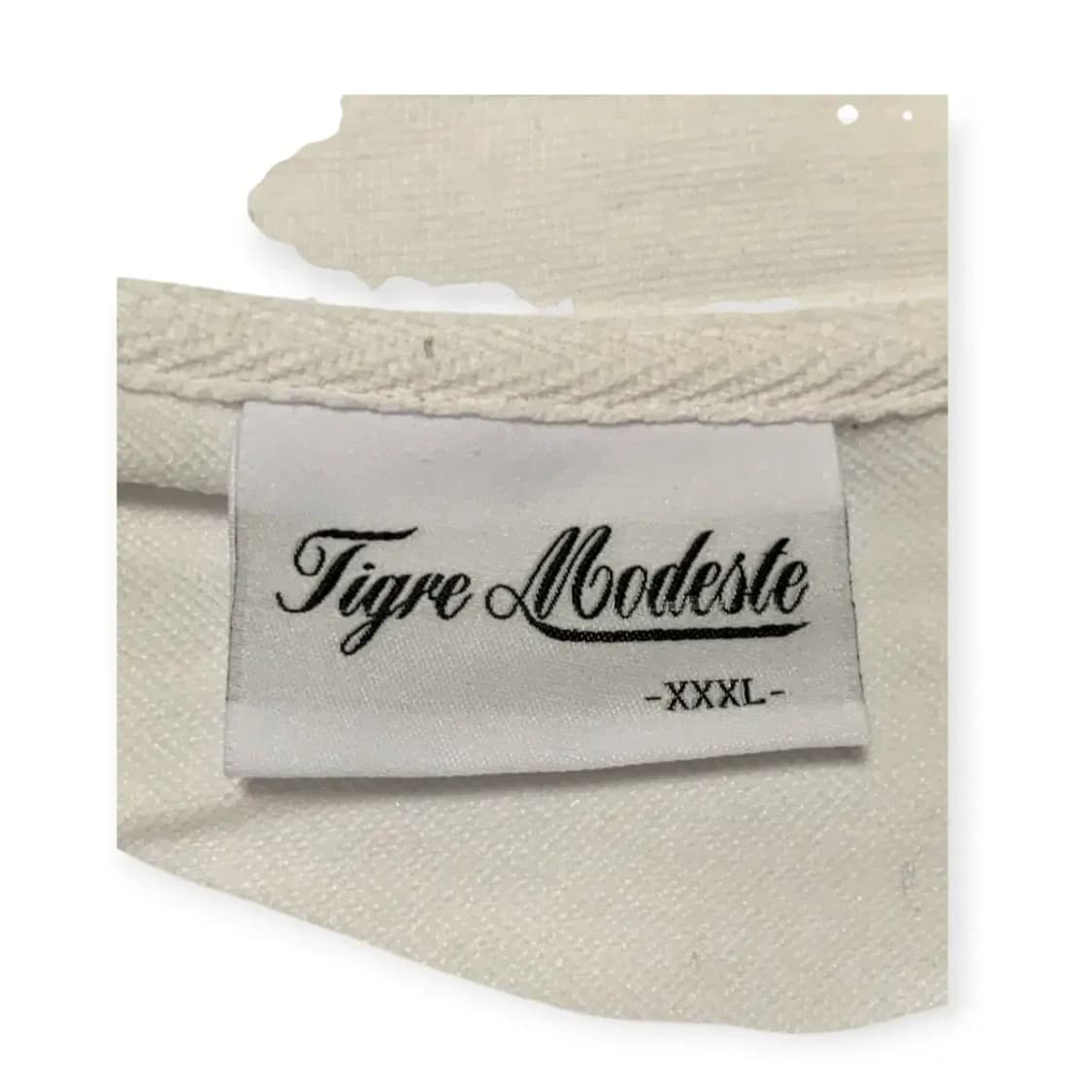 3XL)티그레 모디스트 오버핏 레슬링 프린팅 반팔 티셔츠 아이보리 상품이미지3