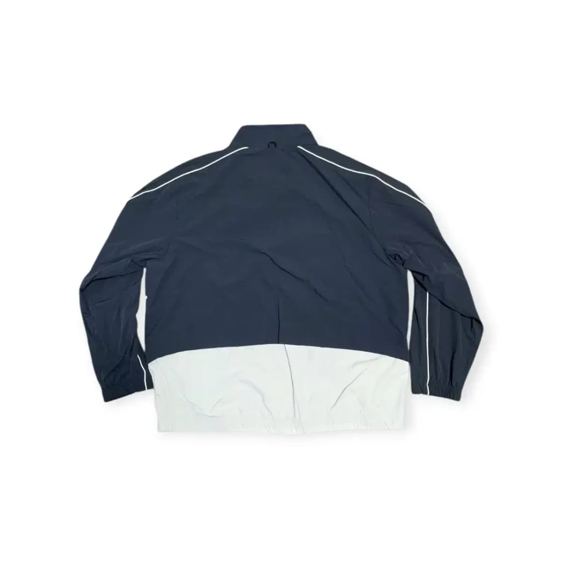 L)Galex 배색 바람막이 나일론 집업져지 네이비 투톤 사이드라인 상품이미지2