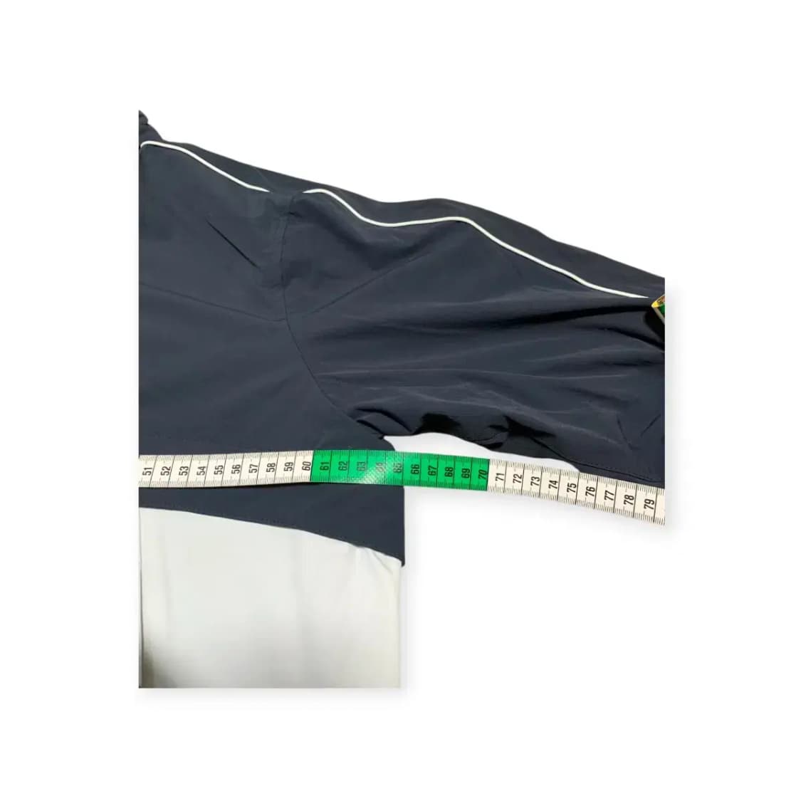 L)Galex 배색 바람막이 나일론 집업져지 네이비 투톤 사이드라인 상품이미지7