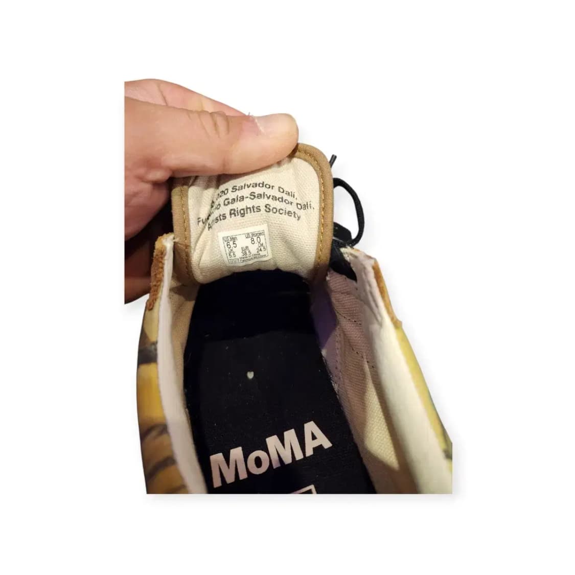 245)반스xMOMA 살바도르달리 올드스쿨 된장 낙엽 헌팅 스니커즈 상품이미지8