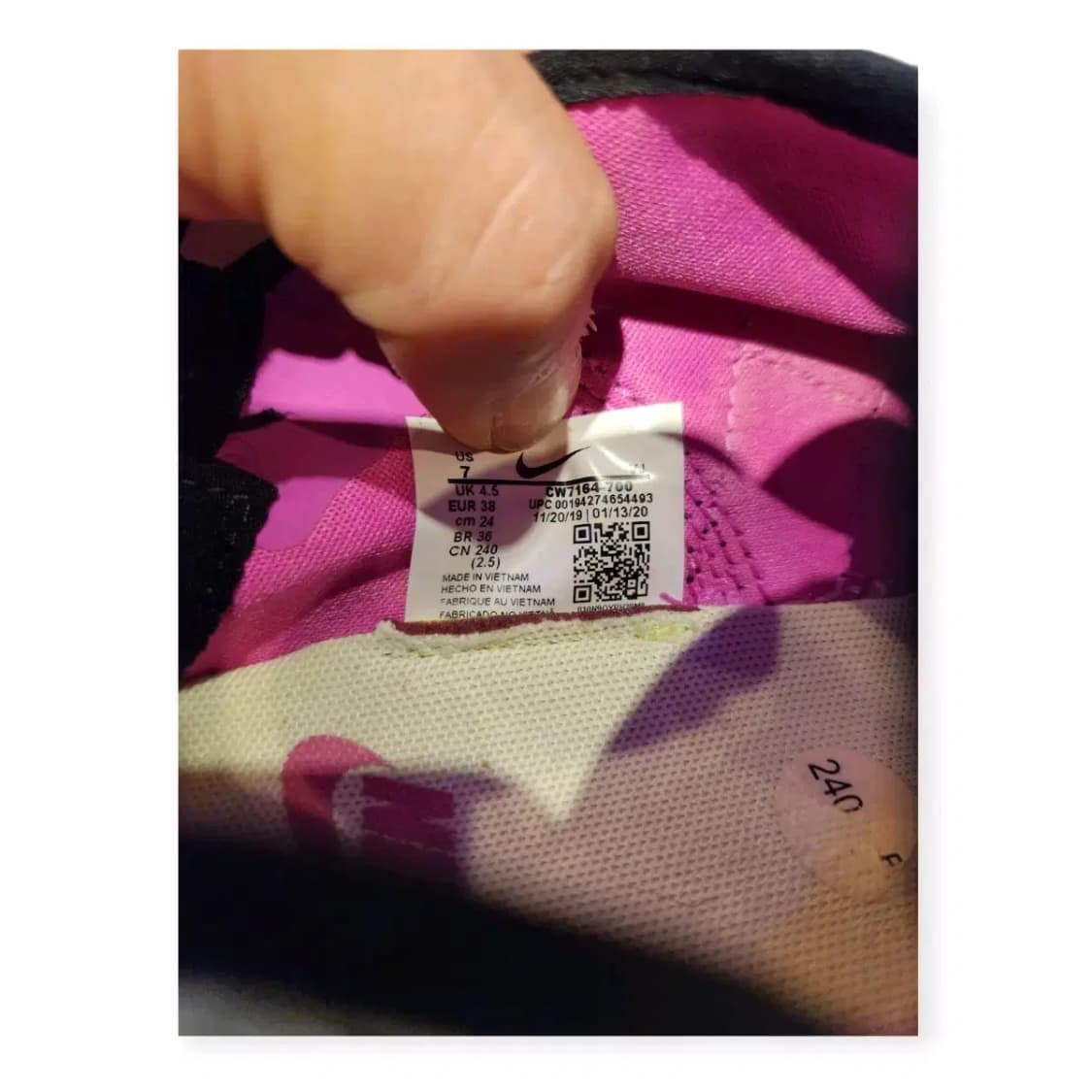 240)나이키 아쿠아리프트 에어리프트 핑크 타비슈즈 샌들 상품이미지7