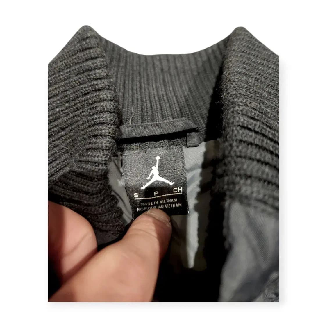 S,95)조던 카라넥 블랙 남성용 패딩 조끼 쪼끼 베스트 상품이미지3