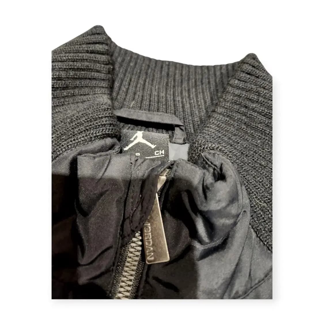 S,95)조던 카라넥 블랙 남성용 패딩 조끼 쪼끼 베스트 상품이미지4