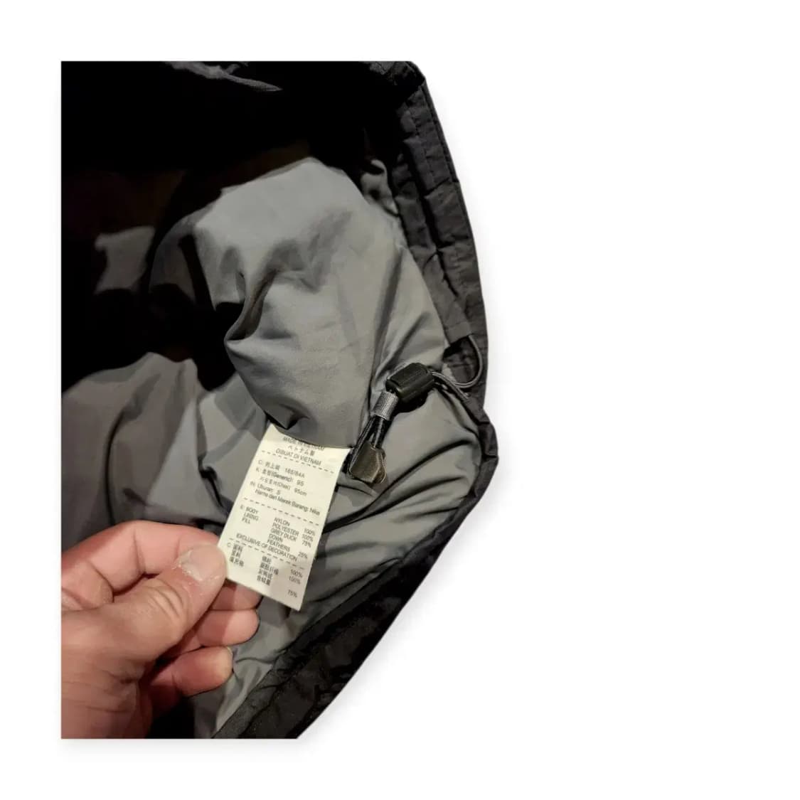 S,95)조던 카라넥 블랙 남성용 패딩 조끼 쪼끼 베스트 상품이미지5