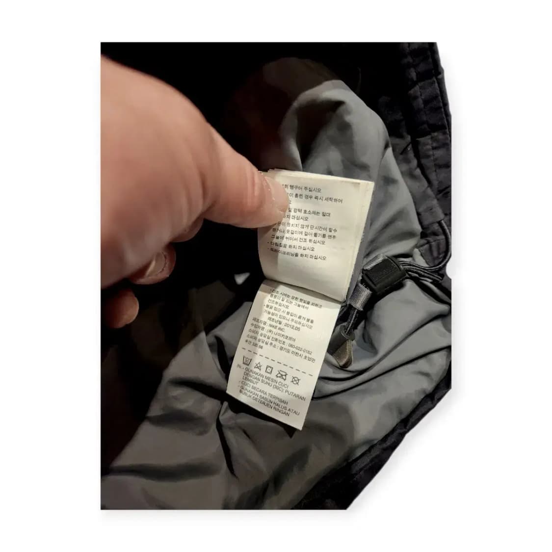 S,95)조던 카라넥 블랙 남성용 패딩 조끼 쪼끼 베스트 상품이미지6