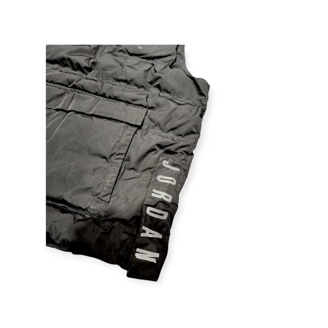 100)조던 하프집업 포켓 블랙 패딩 조끼 베스트 상품이미지3