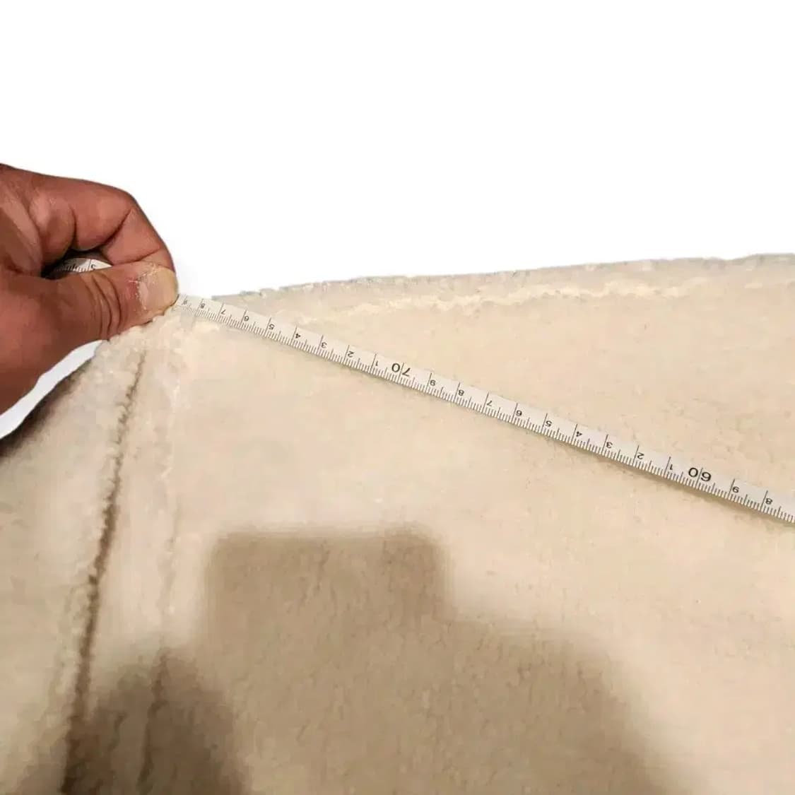 3XL)아디다스 빅트레포일 빅로고 파이어버드 아이보리색 플리스 자켓 상품이미지8