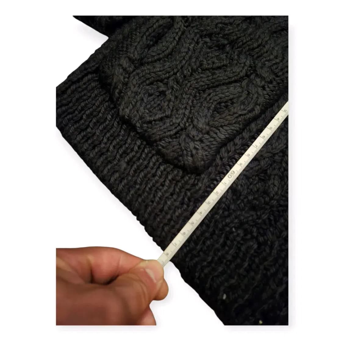 새상품)XL)니트집업 가디건 블랙 심플가디건 울가디건 cardigan 상품이미지3