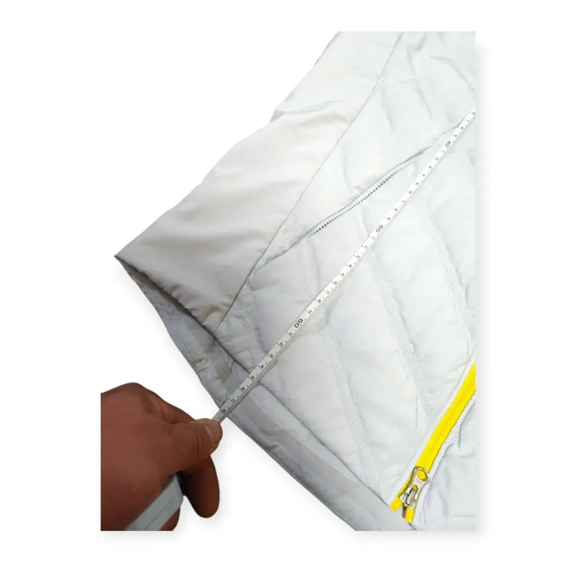 L)나이키 에어로로프트 하이퍼어댑트 경량패딩 자켓 화이트/옐로우 상품이미지4