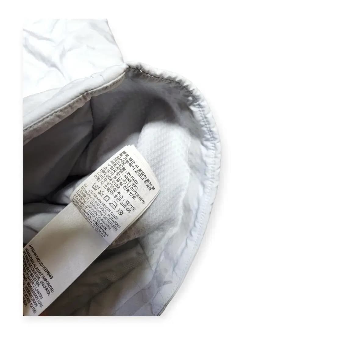 L)나이키 에어로로프트 하이퍼어댑트 경량패딩 자켓 화이트/옐로우 상품이미지6