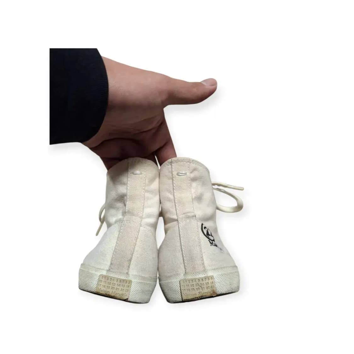 42)메종 마르지엘라 화이트 타비 슈즈 하이탑 상품이미지10