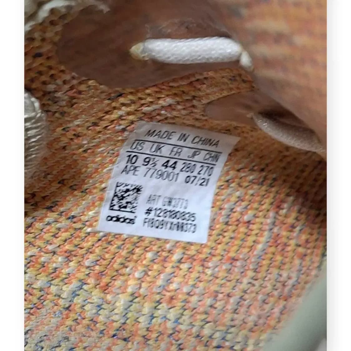 270)아디다스 이지부스트 350 V2 멀티컬러 상품이미지7