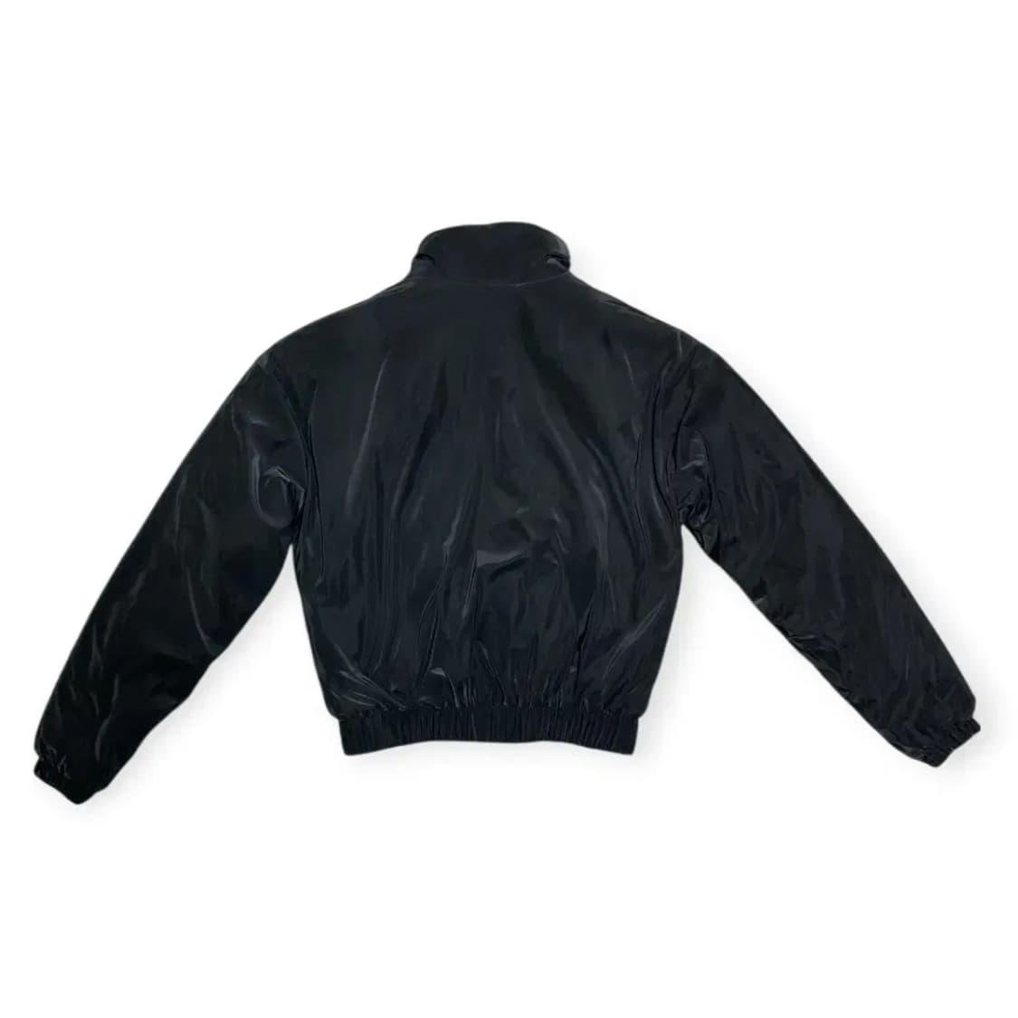 XL)블랙 패딩 무광 점퍼 숏패딩 검정색 상품이미지2