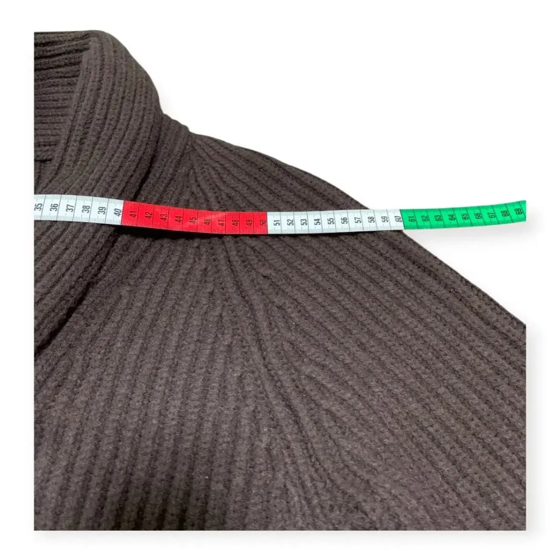 XL)Lu San 브라운 숄카라 가디건 루산 카디건 갈색 가디건 상품이미지3